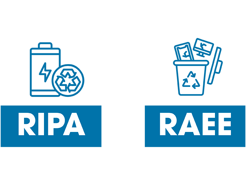 RIPA e RAEE – Conformità normative sui rifiuti elettronici
