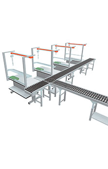 Tavolo con piano a sfere